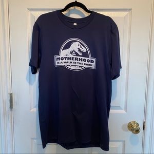 Motherhood- Jurassic Park Bella-Canvas NWOT